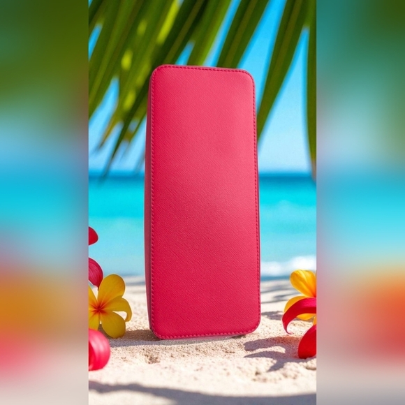 Michael Kors Charlotte Large Top Zip Shoulder Tote Bag Bright Red(NWT) - Picture 9 of 13